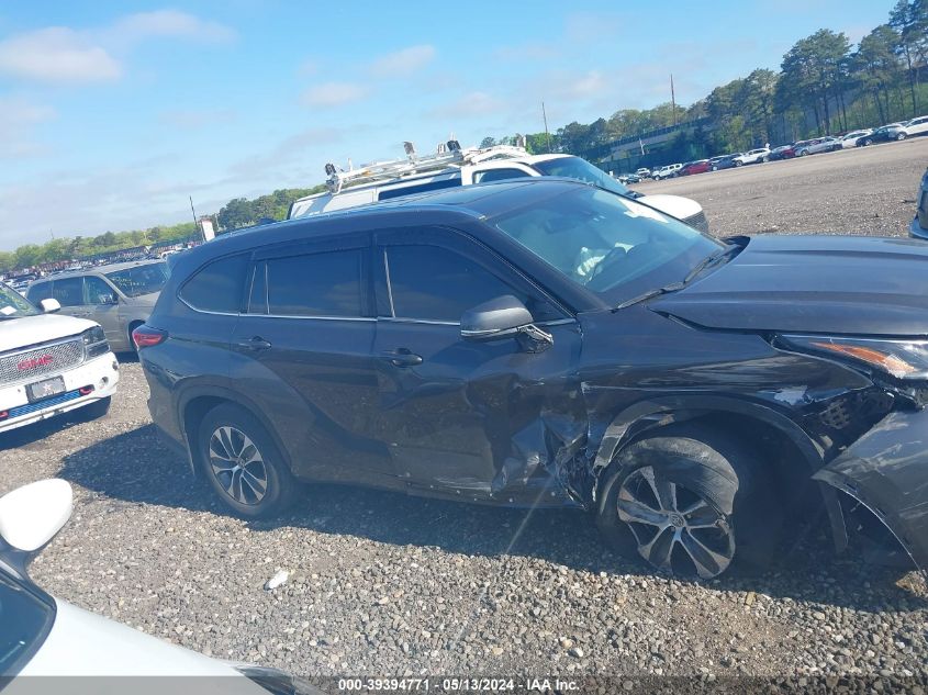 2021 Toyota Highlander Xle VIN: 5TDGZRBH4MS132483 Lot: 39394771