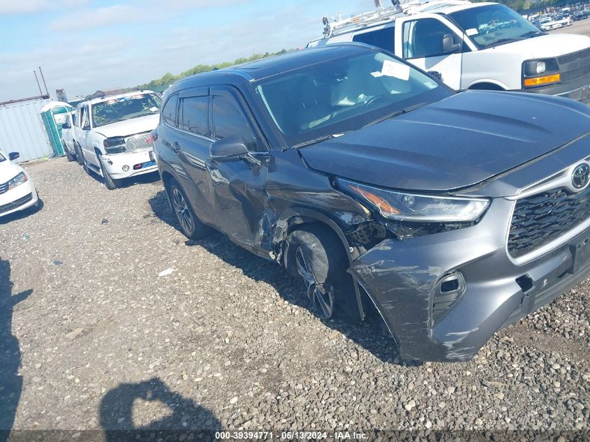 2021 Toyota Highlander Xle VIN: 5TDGZRBH4MS132483 Lot: 39394771