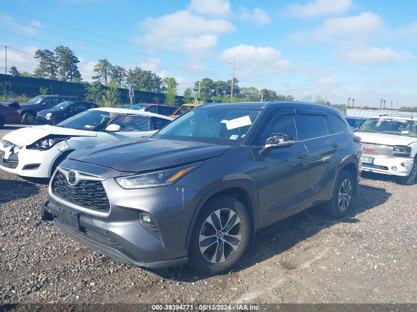 2021 Toyota Highlander Xle VIN: 5TDGZRBH4MS132483 Lot: 39394771