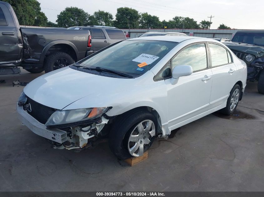 2009 Honda Civic Lx VIN: 19XFA16549E052252 Lot: 39394773