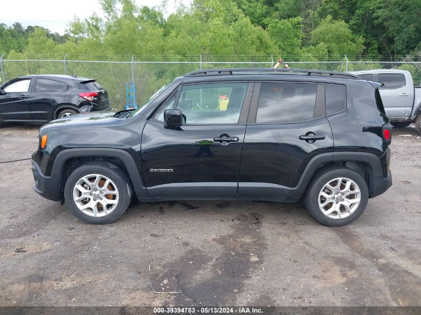 2018 Jeep Renegade Latitude Fwd VIN: ZACCJABB4JPJ20309 Lot: 39394783