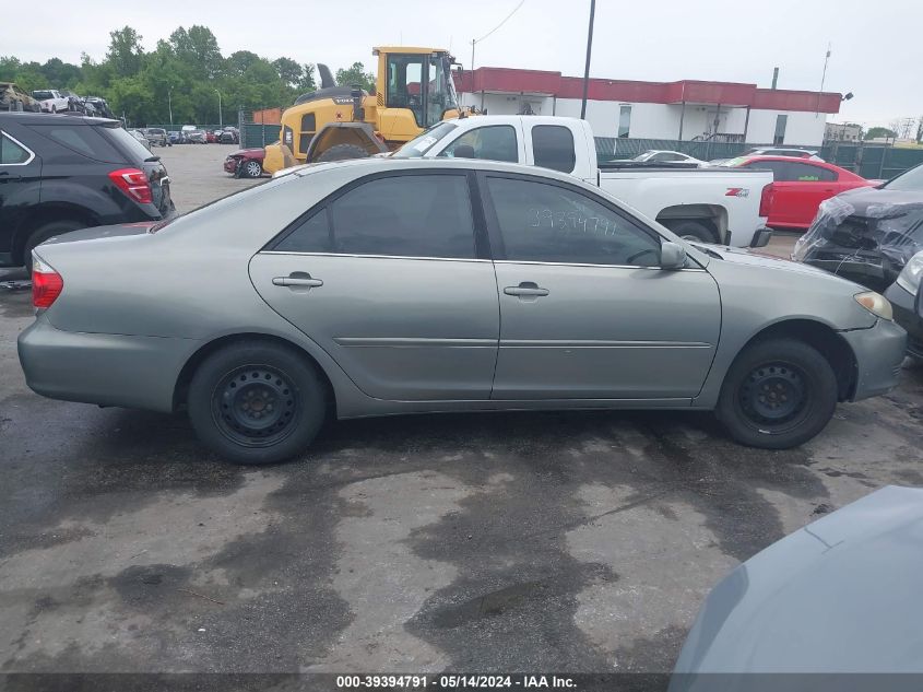 2005 Toyota Camry Le VIN: 4T1BE32K35U608620 Lot: 39394791