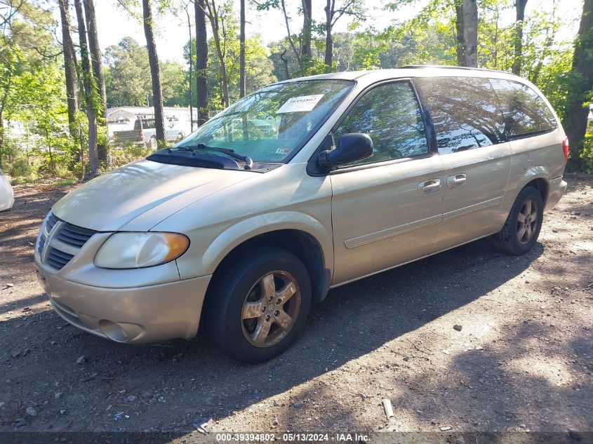 2007 Dodge Grand Caravan Sxt VIN: 2D4GP44L27R270405 Lot: 39394802