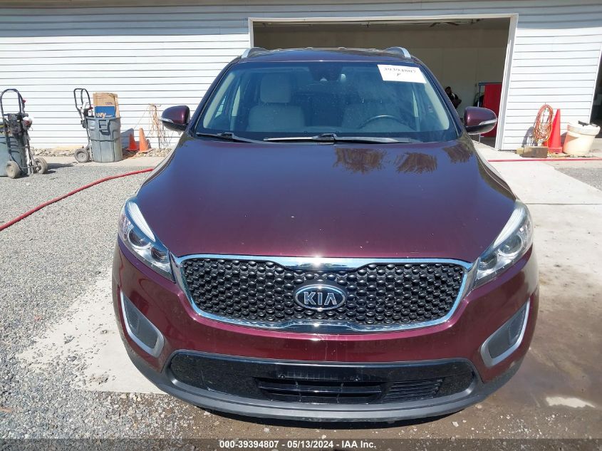 2017 Kia Sorento 2.4L Lx VIN: 5XYPGDA30HG230492 Lot: 39394807