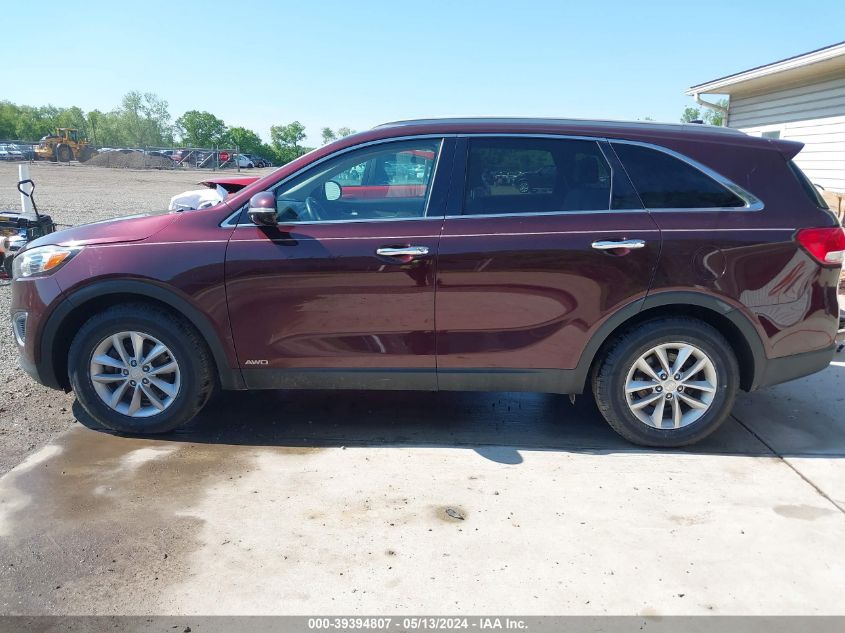 2017 Kia Sorento 2.4L Lx VIN: 5XYPGDA30HG230492 Lot: 39394807