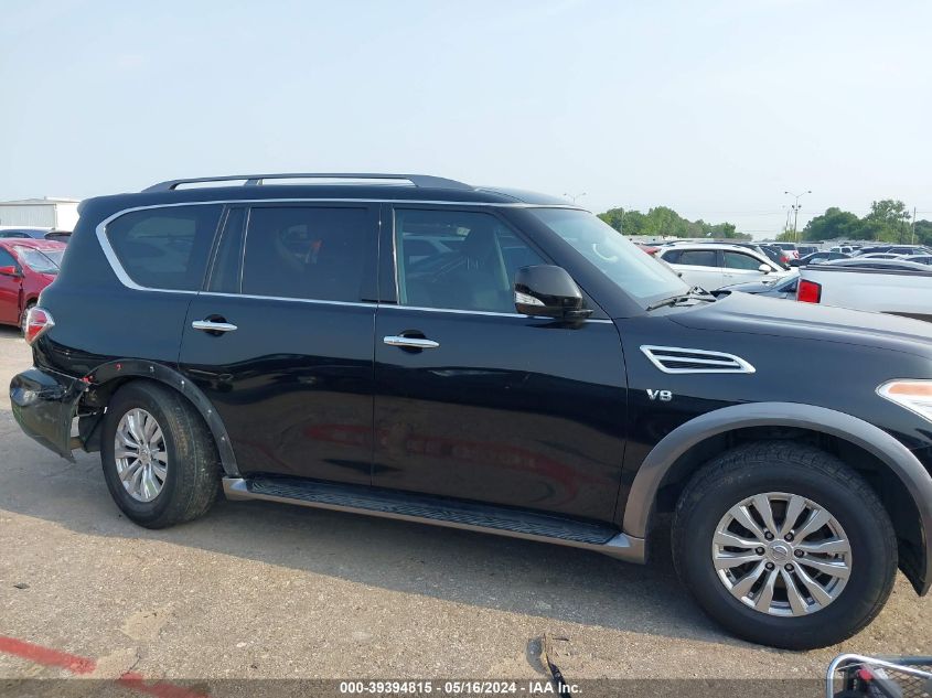 2017 Nissan Armada Sv VIN: JN8AY2ND5H9006103 Lot: 39394815