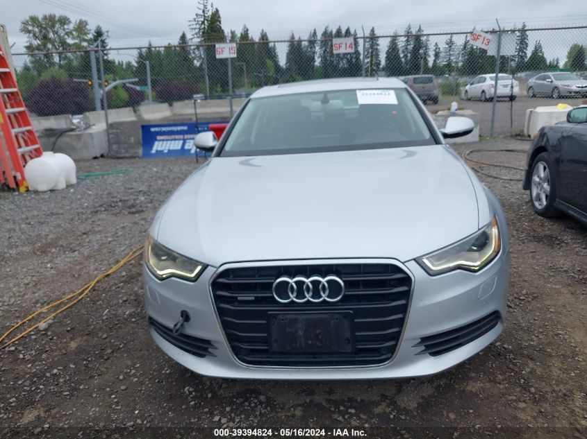 2013 AUDI A6 3.0T PREMIUM - WAUGGAFC9DN130432