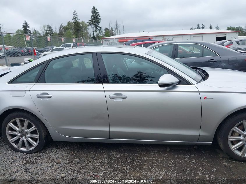 2013 AUDI A6 3.0T PREMIUM - WAUGGAFC9DN130432