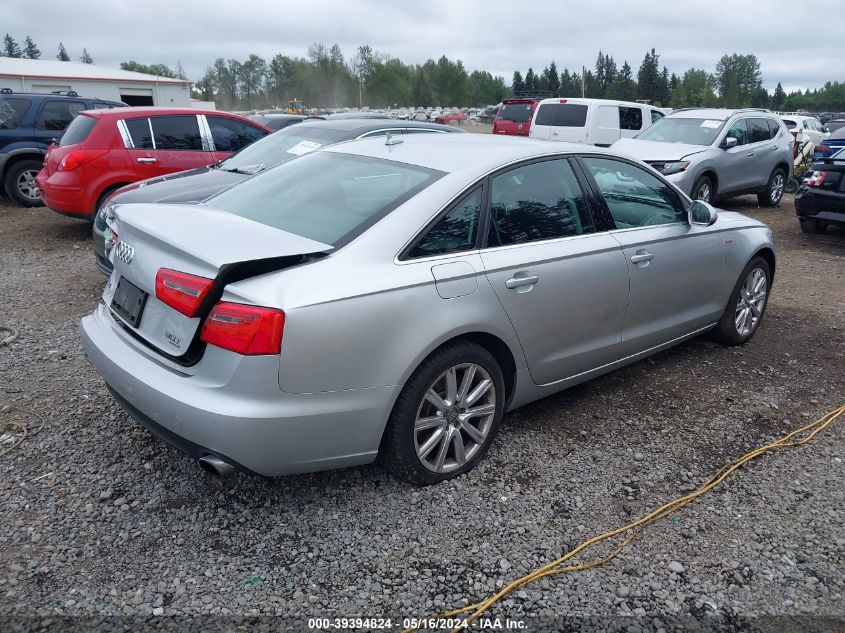 2013 Audi A6 3.0T Premium VIN: WAUGGAFC9DN130432 Lot: 39394824