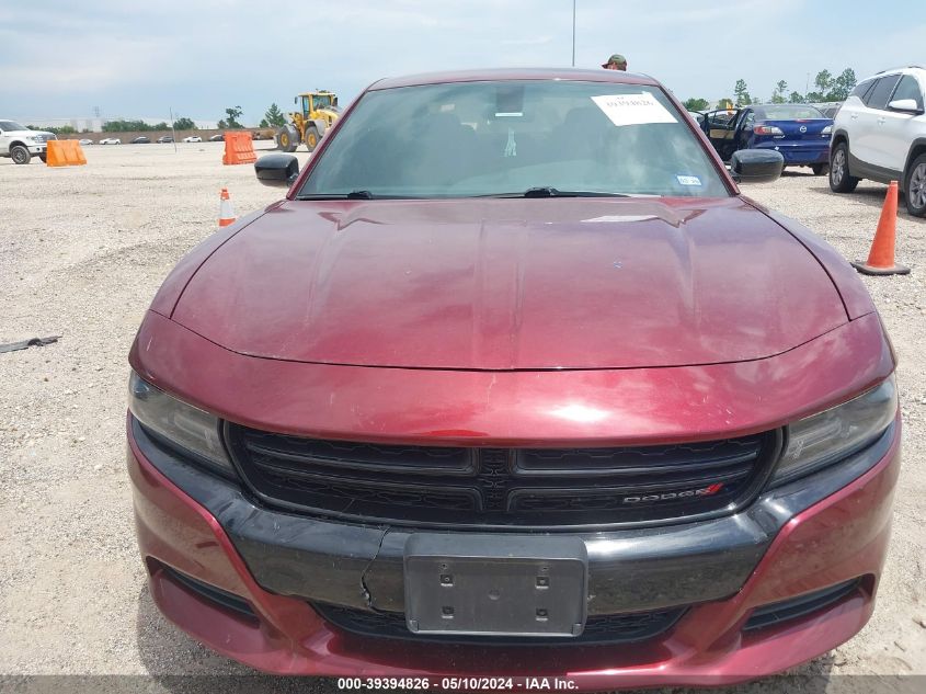 2019 Dodge Charger Sxt Rwd VIN: 2C3CDXBG6KH599834 Lot: 39394826