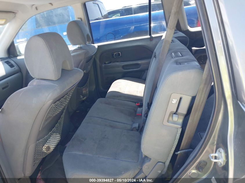 2007 Honda Pilot Ex VIN: 5FNYF18457B028760 Lot: 39394827