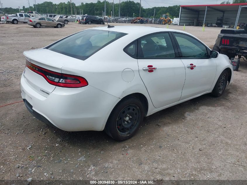 2013 Dodge Dart Limited VIN: 1C3CDFCA5DD206183 Lot: 39394830