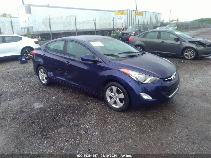 2012 Hyundai Elantra Gls VIN: 5NPDH4AE3CH063046 Lot: 39394857