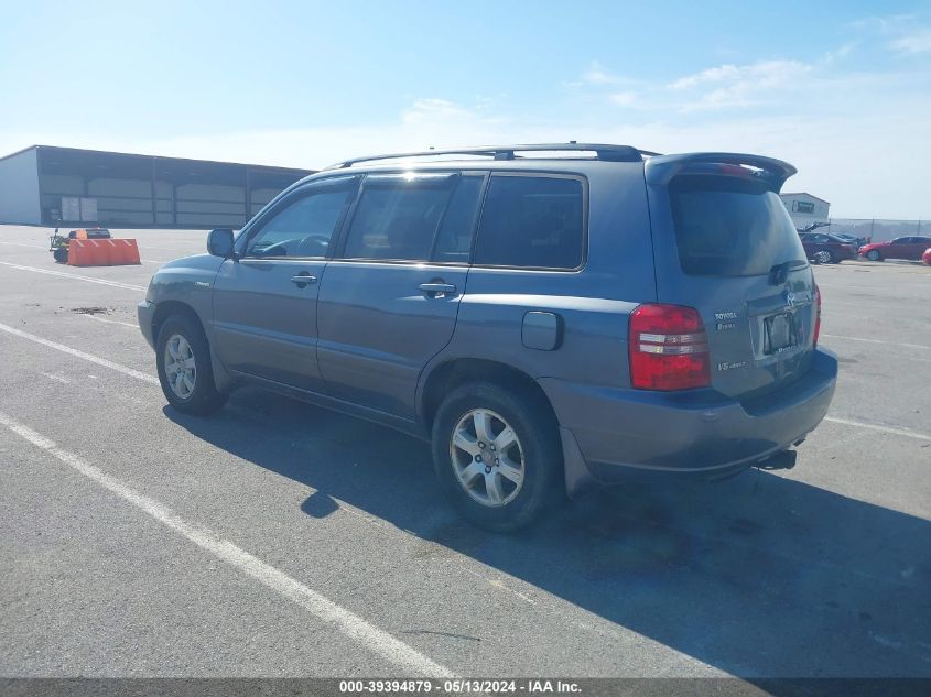 2003 Toyota Highlander Limited V6 VIN: JTEHF21A030158181 Lot: 39394879