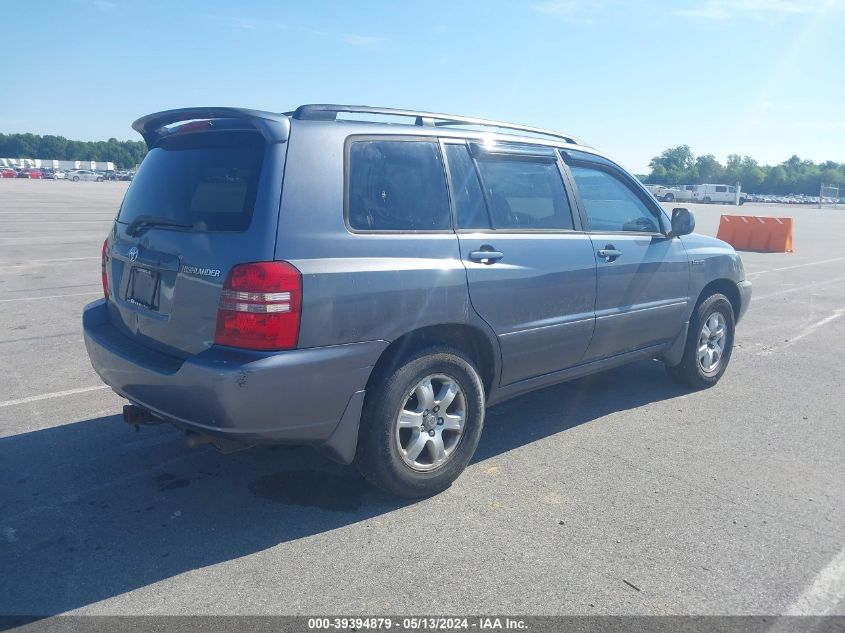 2003 Toyota Highlander Limited V6 VIN: JTEHF21A030158181 Lot: 39394879