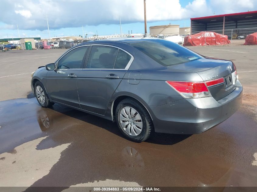 2011 Honda Accord 2.4 Lx VIN: 1HGCP2F37BA030956 Lot: 39394883