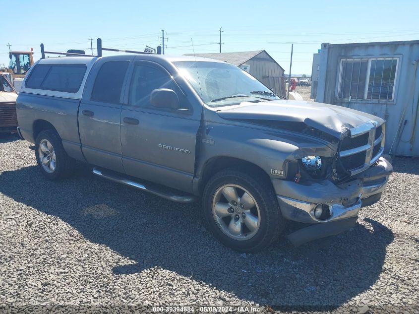 2005 Dodge Ram 1500 Slt/Laramie VIN: 1D7HA18D15S257215 Lot: 39394884