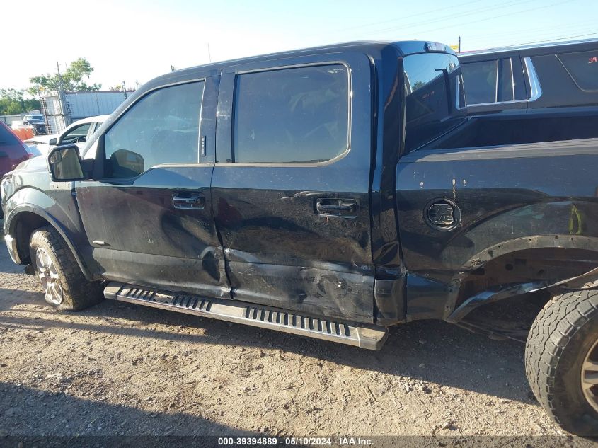 2016 Ford F-150 Lariat VIN: 1FTEW1EG6GKD62624 Lot: 39394889