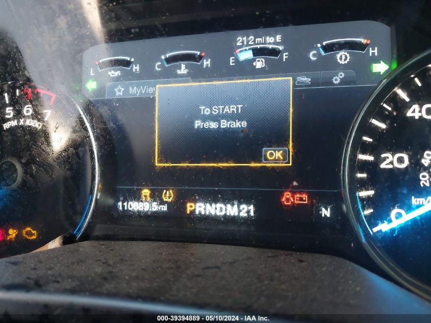 2016 Ford F-150 Lariat VIN: 1FTEW1EG6GKD62624 Lot: 39394889