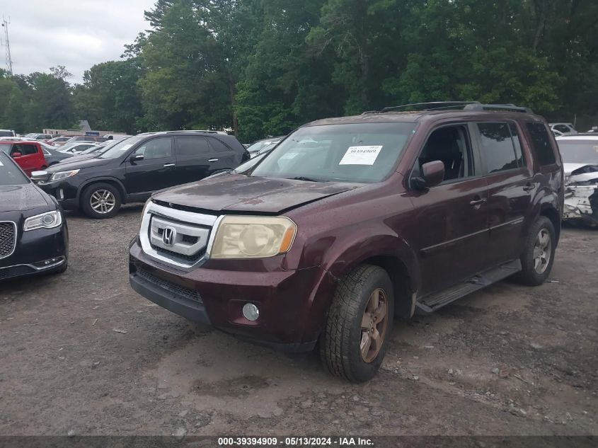 2009 Honda Pilot Ex-L VIN: 5FNYF38539B001967 Lot: 39394909