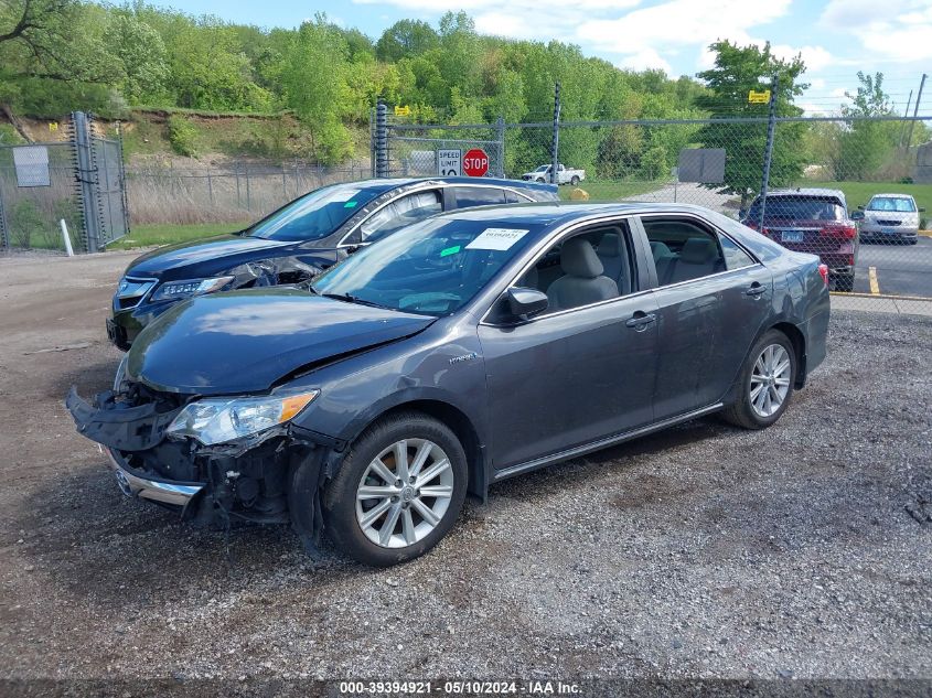 2014 Toyota Camry Hybrid Xle VIN: 4T1BD1FK5EU105186 Lot: 39394921