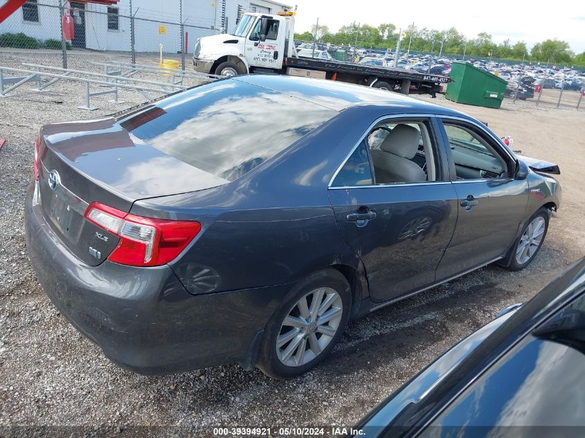 2014 Toyota Camry Hybrid Xle VIN: 4T1BD1FK5EU105186 Lot: 39394921