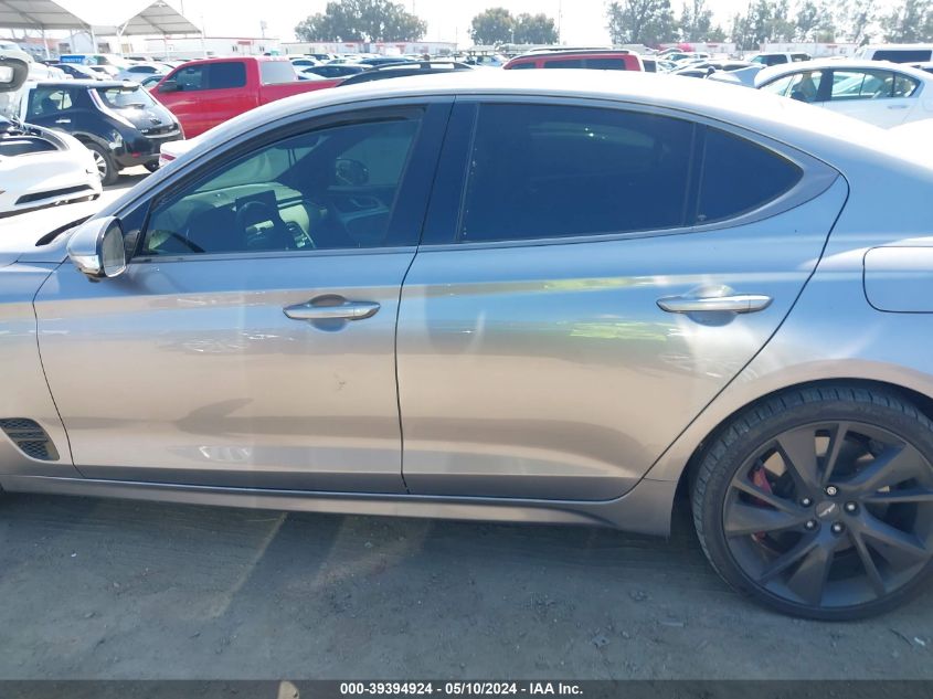 2022 Genesis G70 3.3T Rwd VIN: KMTG54TE6NU092344 Lot: 39394924