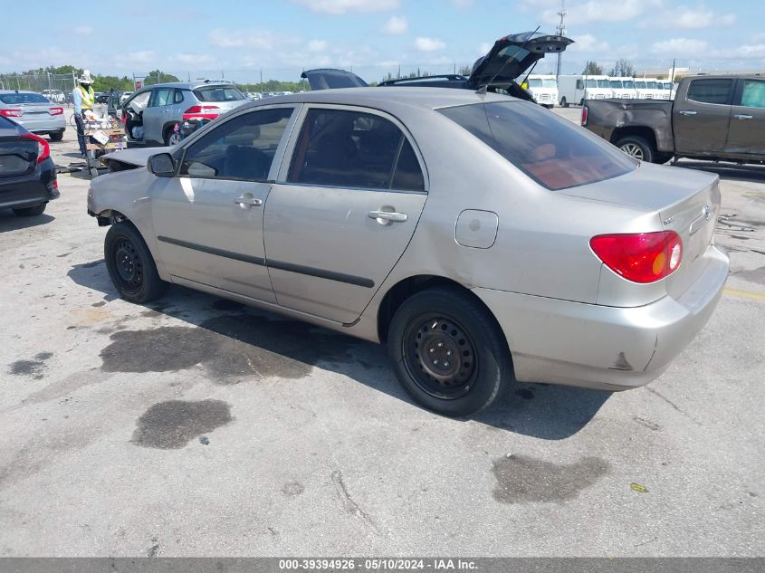 2003 Toyota Corolla Ce VIN: 1NXBR32E93Z091237 Lot: 39394926