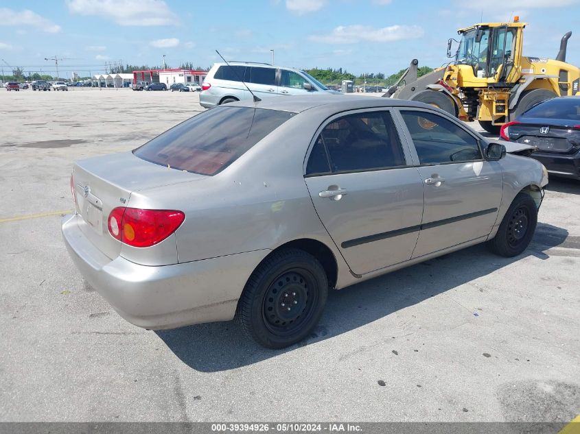 2003 Toyota Corolla Ce VIN: 1NXBR32E93Z091237 Lot: 39394926