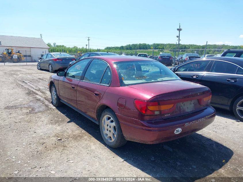 2001 Saturn Sl2 VIN: 1G8ZJ52721Z335649 Lot: 39394928