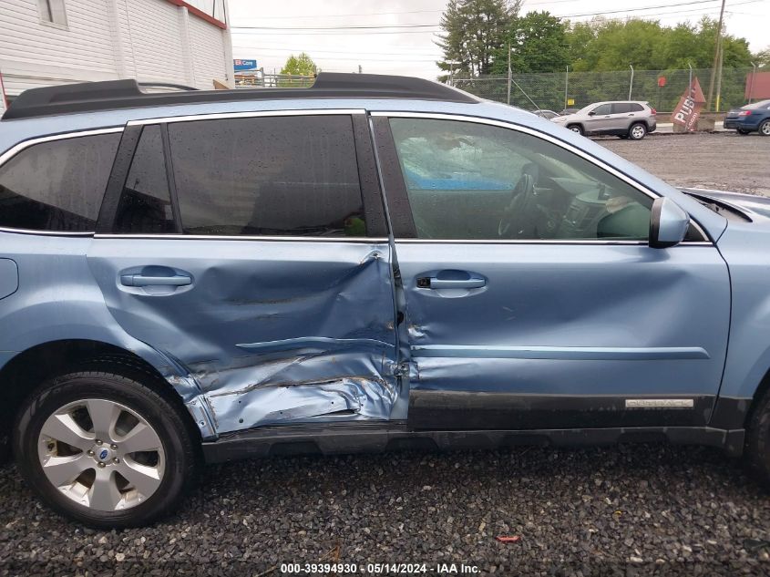 2012 Subaru Outback 2.5I Limited VIN: 4S4BRBKC7C3211762 Lot: 39394930