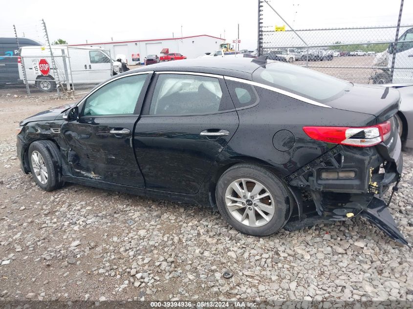 2018 Kia Optima Lx VIN: 5XXGT4L3XJG196208 Lot: 39394936