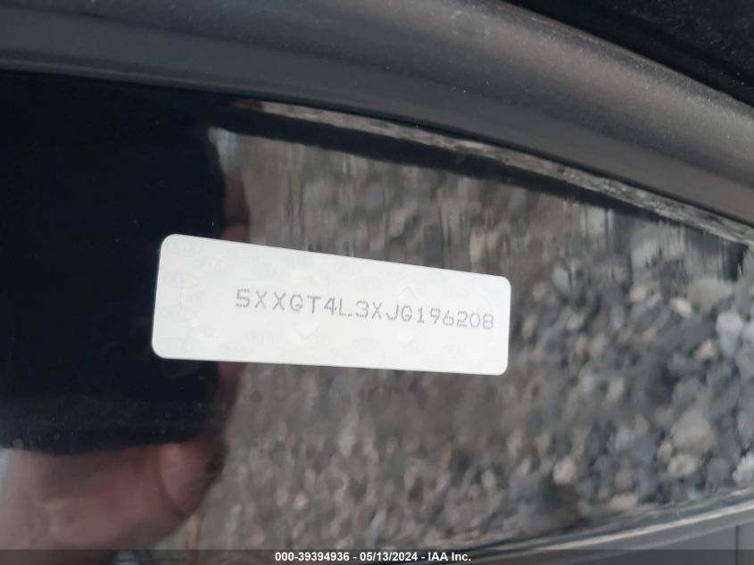 2018 Kia Optima Lx VIN: 5XXGT4L3XJG196208 Lot: 39394936