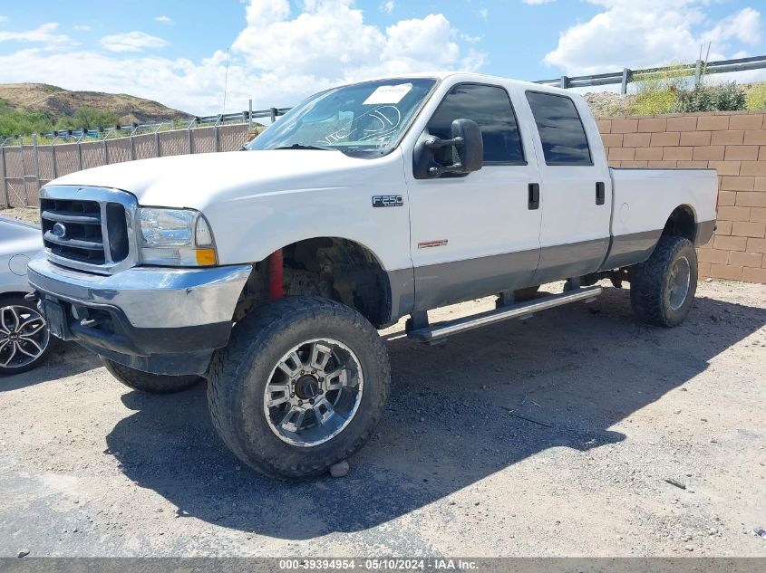 2004 Ford F-250 Lariat/Xl/Xlt VIN: 1FTNW21P34EA54686 Lot: 39394954