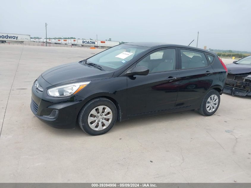 2016 Hyundai Accent Se VIN: KMHCT5AE4GU271119 Lot: 39394956