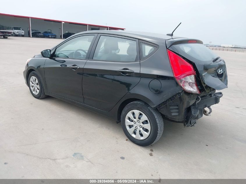 2016 Hyundai Accent Se VIN: KMHCT5AE4GU271119 Lot: 39394956