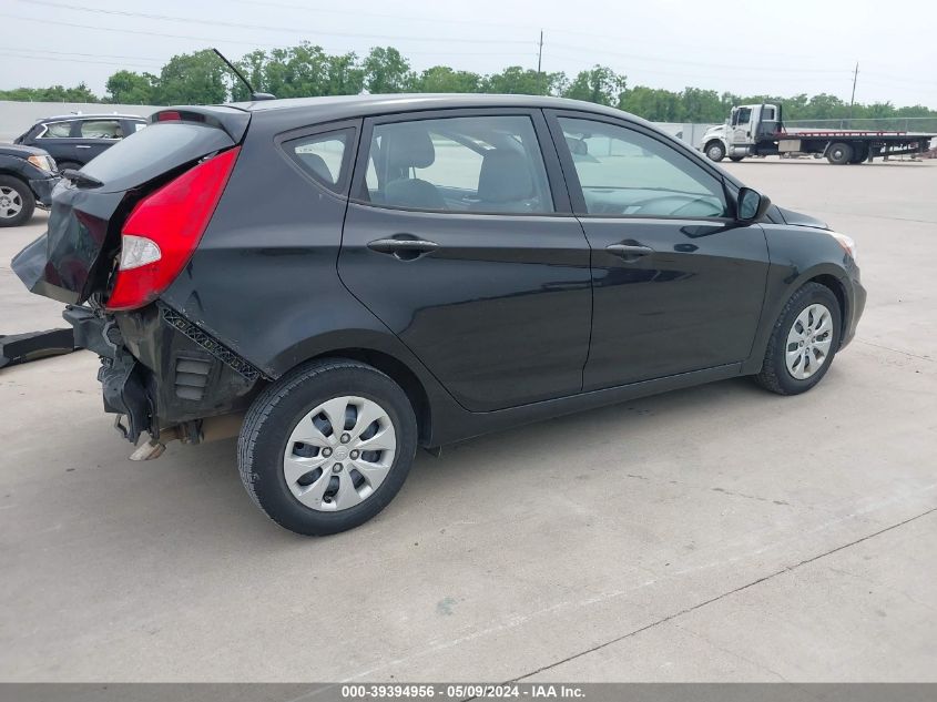 2016 Hyundai Accent Se VIN: KMHCT5AE4GU271119 Lot: 39394956