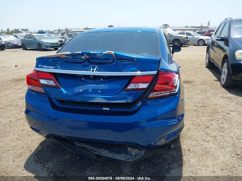 2013 Honda Civic Ex VIN: 2HGFB2F86DH524821 Lot: 39394976