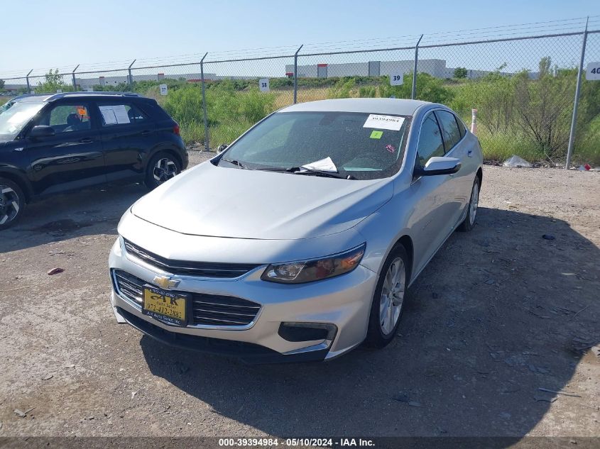 2018 Chevrolet Malibu Lt VIN: 1G1ZD5STXJF132867 Lot: 39394984