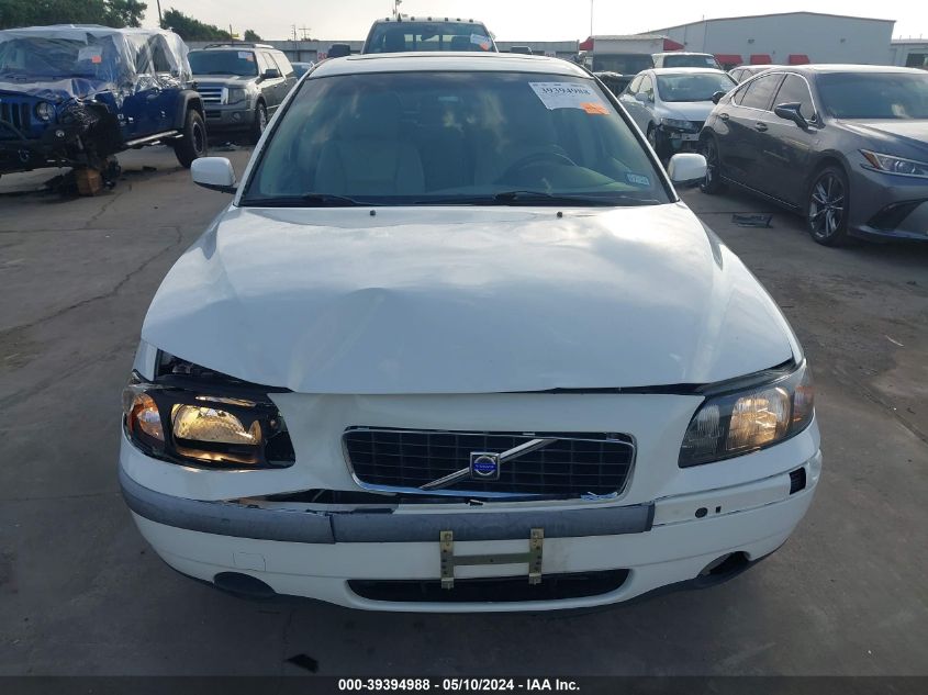 2004 Volvo S60 2.5T VIN: YV1RS59V442413816 Lot: 39394988