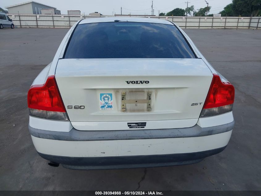 2004 Volvo S60 2.5T VIN: YV1RS59V442413816 Lot: 39394988