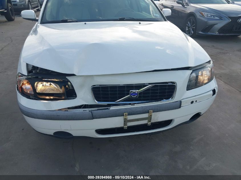 2004 Volvo S60 2.5T VIN: YV1RS59V442413816 Lot: 39394988