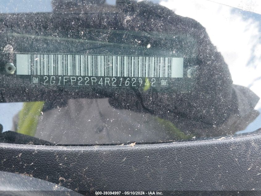 1994 Chevrolet Camaro Z28 VIN: 2G1FP22P4R2162942 Lot: 39394997