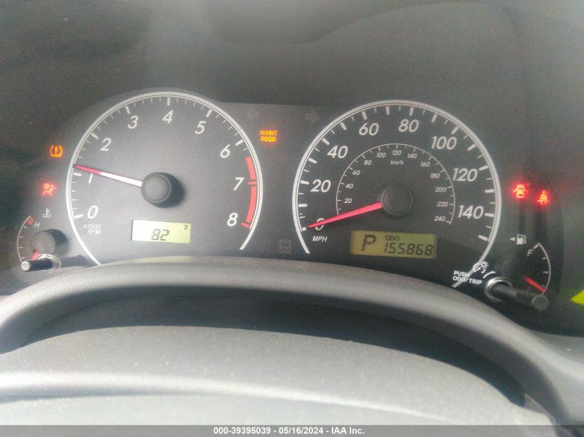 2010 Toyota Corolla Le VIN: 1NXBU4EE1AZ223632 Lot: 39395039