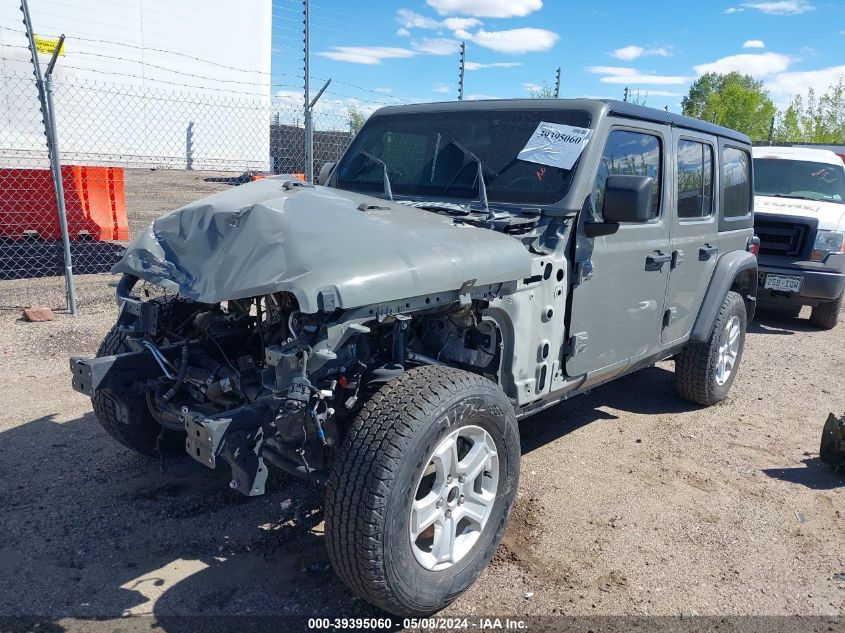 2018 Jeep Wrangler Unlimited Sahara 4X4 VIN: 1C4HJXEG2JW229034 Lot: 39395060