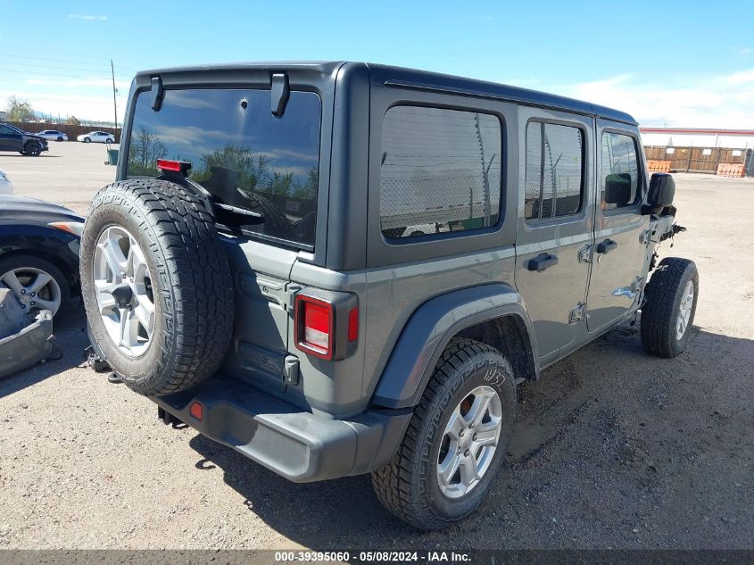 2018 Jeep Wrangler Unlimited Sahara 4X4 VIN: 1C4HJXEG2JW229034 Lot: 39395060