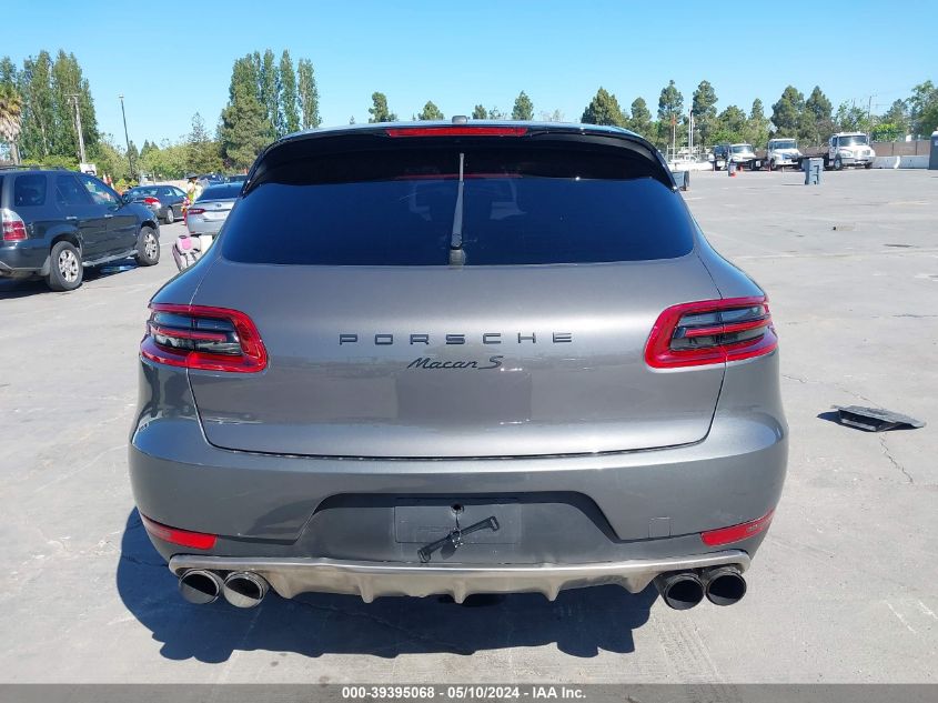 2015 Porsche Macan S VIN: WP1AB2A5XFLB43080 Lot: 39395068