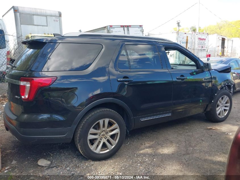 2018 Ford Explorer Xlt VIN: 1FM5K8D84JGC89886 Lot: 39395071