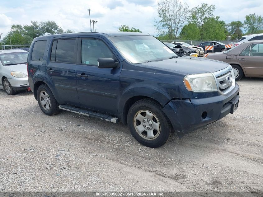 2011 Honda Pilot Lx VIN: 5FNYF4H24BB069521 Lot: 39395082