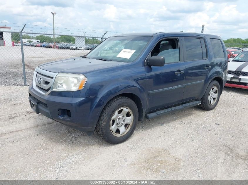 2011 Honda Pilot Lx VIN: 5FNYF4H24BB069521 Lot: 39395082